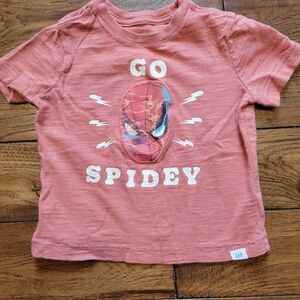Baby Gap Boys Marvel Holographic Spiderman T shirt, 18-24M